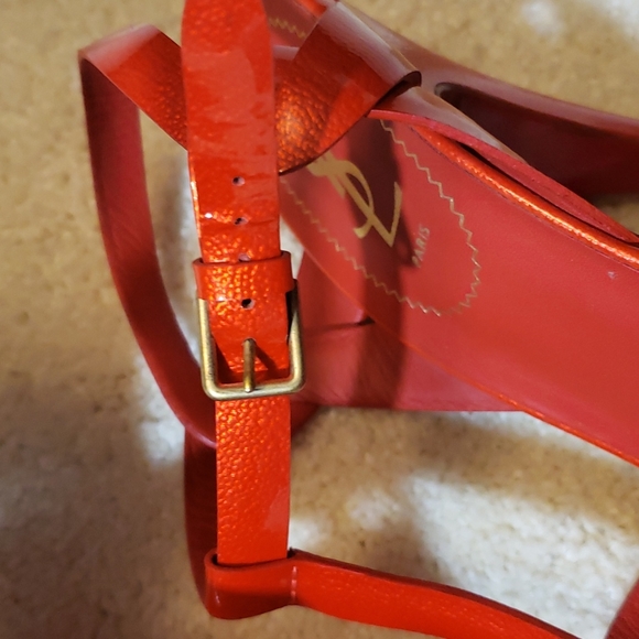 YSL SIZE 41 color orange 100% AUTHENTIC - Picture 9 of 11